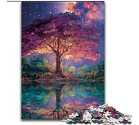 Puzzle 1000 pièces pour Adultes Arbre de Vie, Jouet éducatif idéal comme Cadeau pour Toute la Famille à partir de 14 Ans (Taille 26x38cm)