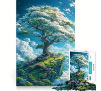 Puzzle 1000 pièces pour Adultes Arbre des rêves Jeu de réflexion Amusant et Complexe pour Noël (50x75cm)