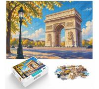 Puzzle 1000 pièces pour Adultes, Arc de Triomphe, Paris Illustration | Pour un moment en famille : ce puzzle pour adultes avec 1000 pièces convient aux soirées et aux w nds.