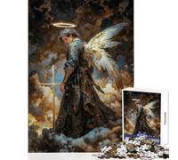 Puzzle 1000 pièces pour Adultes Archange Azraël Guide céleste des Transitions du deuil et de la libération de l'âme Décoration Murale pour Les Jeux en Famille Renforce l'amour Entre