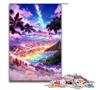 Puzzle 1000 pièces pour Adultes Archipel d'Hawaï Jeux de détente Jeu Familial Soulagement du Stress Défi Difficile 75x50cm
