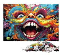 Puzzle 1000 pièces pour Adultes Art coloré défi éducatif Anti Stress défi Difficile 1000 pièces (38 x 26 cm)