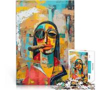 Puzzle 1000 pièces pour Adultes Art de Personnage Moderne et Cool Jeux éducatifs Jouets DIY Interaction Parent-Enfant 52x38cm