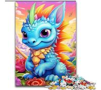 Puzzle 1000 pièces pour Adultes Art Dragon Baby Jigsaw Jeu Adulte Cadeau Jeu interactif Familial Défi cérébral Cadeau (Taille : 50x75cm)