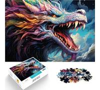 Puzzle 1000 pièces pour Adultes Art Dragon Jouets de Divertissement Familial 26 x 38 cm Anniversaires et Cadeaux Uniques pour Adolescents de 14 Ans et Plus
