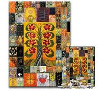 Puzzle 1000 pièces pour Adultes, Art du Tarot, Puzzles Difficiles pour Adultes, idéal pour Les Amoureux, Cadeau Parfait pour Noël, Le Nouvel an, la Saint-Valentin, 26x38cm/10,23x14,96 Pouces