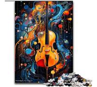 Puzzle 1000 pièces pour Adultes, Art du Violon coloré, Stimulant et divertissant, activité familiale (Taille 26x38cm)