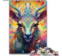 Puzzle 1000 pièces pour Adultes Art Moose Jigsaw Activité familiale Amusante, défi cérébral, Cadeau Parfait pour Adolescent (Taille : 26x38cm)