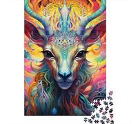 Puzzle 1000 pièces pour Adultes Art Moose Puzzle pour Adultes Puzzles en Bois Décoration familiale 1000 pièces (75 x 50 cm)