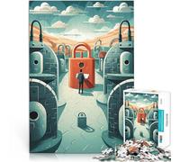Puzzle 1000 pièces pour Adultes Art sur Internet Fabriqué en Carton pour Les 14 Ans et Plus Casse-tête pour Jeu éducatif pour Anniversaire et Noël。Taille：38x52cm/14.96x20.47pouce