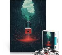 Puzzle 1000 pièces pour Adultes Art sur Internet Séjour Anti-Stress pour Tuer Le Temps Car C'est Un pour Toute la Famille 38x26cm