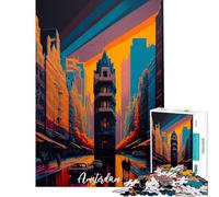 Puzzle 1000 pièces pour Adultes Artsy Amsterdam Jeu éducatif Anti-Stress et Stimulant cérébral pour Les 14 Ans et Plus (50x75cm)