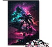 Puzzle 1000 pièces pour Adultes AstroIsland avec Nuages tropicaux : Un Casse-tête Stimulant, Une activité familiale, Une décoration intérieure, Un Cadeau de Noël (Taille : 50x75cm)
