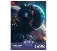 Puzzle 1000 Pièces pour Adultes Astronaut Cosmos Explorer Puzzle Adulte - Jeu De Réflexion - Vacances À La Maison - Tuer Le Temps - Faire Travailler Son Cerveau 52x38cm/1000pcs