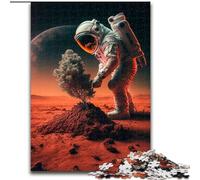 Puzzle 1000 pièces pour Adultes Astronaute dans l'espace d'un Arbre, Jeu Stimulant et Familial avec des pièces de Formes aléatoires entièrement emboîtables (Taille 50x75cm)
