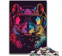 Puzzle 1000 pièces pour Adultes, Astronaute, écureuil, Adolescent, Puzzle, défi d'intelligence cérébrale, Jouets addictifs pour la décoration de la Maison (26x38cm)