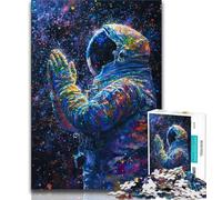 Puzzle 1000 pièces pour Adultes Astronaute en prière, Jeux éducatifs, décoration de la Maison, Jeu éducatif pour Anniversaire, Noël 38x26cm