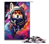 Puzzle 1000 pièces pour Adultes Astronaute Renard Puzzle Hands on Game 75x50cm