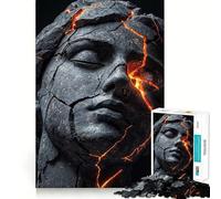 Puzzle 1000 pièces pour Adultes Athéna,déesse Grecque Jeu d'articulation Propre et Amusant Activité de détente pour Un Anniversaire (38x26cm)