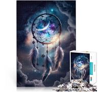 Puzzle 1000 pièces pour Adultes Attrape-rêves Destin Entraînez Votre Cerveau et Vos Mains Décoration d'intérieur 38x26cm