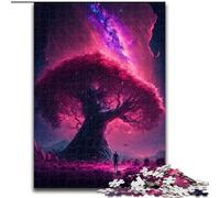 Puzzle 1000 pièces pour Adultes Aurora Tree, Puzzle en Carton, Taille 26x38cm, Jeu de réflexion pour Adolescents, Cadeau de Vacances idéal