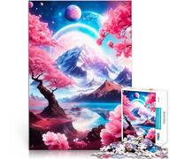 Puzzle 1000 pièces pour Adultes Aurore céleste Difficile à réaliser mais Amusant et Humoristique Jeu de défi Unique 75x50cm