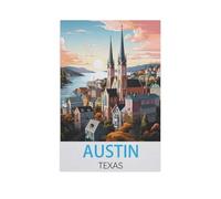 Puzzle 1000 Pièces pour Adultes,Austin Texas,Puzzle De Défi Cérébral pour Enfants, Jeux Éducatifs pour Enfants, Cadeau De Divertissement(38x26cm)-FU75