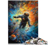 Puzzle 1000 pièces pour Adultes Avalé par l'univers Compétition de Vitesse à la Main 26x38cm avec Affiche Assortie et Feuille de Questions