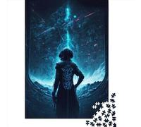 Puzzle 1000 pièces pour adultes avec astronautes "Espérance" Cadeau Halloween Puzzle Adulte Décoration Maison Jouets Puzzle 1000 Pièces (75x50 cm).