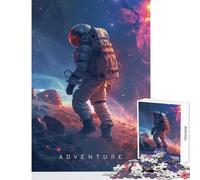 Puzzle 1000 pièces pour Adultes Aventure Impossible dans l'espace Jeu éducatif pour Les Anniversaires Jeu Relaxant Chaque pièce est Unique Dimensions 38x52cm