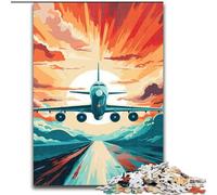Puzzle 1000 pièces pour Adultes, Avions colorés, en Bois, idéal pour s'amuser en Famille, se détendre et Faire des Cadeaux de Noël. 50x75cm, idéal pour Les Adolescents