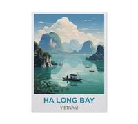 Puzzle 1000 Pièces pour Adultes，Baie d'Ha Long, Vietnam，Ensembles De Puzzle De Défi Cérébral pour Enfants, Jeux Éducatifs pour Enfants, Cadeau De Divertissement（50x70cm）-BY9