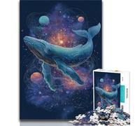 Puzzle 1000 pièces pour Adultes, Baleine spirituelle, Jouet éducatif et décompressant, Cadeau d'anniversaire, 50x75cm