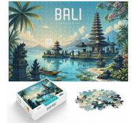 Puzzle 1000 pièces pour Adultes, Bali, Indonesia Travel | Pour des fêtes tranquilles : ce puzzle pour adultes avec 1000 pièces offre une activité classique pour Noël.