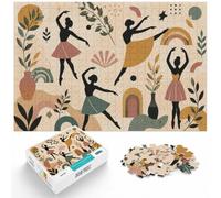Puzzle 1000 pièces pour Adultes, Ballet Dancers and Botanical Elements | Pour les après-midis calmes : ce puzzle 1000 pièces pour adultes se prête aux après-midis tranquilles.