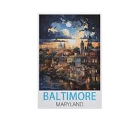 Puzzle 1000 Pièces pour Adultes,Baltimore, Maryland,Puzzle De Défi Cérébral pour Enfants, Jeux Éducatifs pour Enfants, Cadeau De Divertissement(50x70cm)-AK59