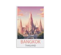 Puzzle 1000 pièces pour Adultes, Bangkok Thaïlande Affiches Puzzles pour Adultes Adolescents Enfants 1000 pièces Jeux impossibles Jouets Cadeaux Décoration intérieure 70x50cm