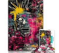 Puzzle 1000 pièces pour Adultes Basquiat Art Teenager Puzzles, Relax Games est Un pour Toute la Famille (Taille 38x26cm)
