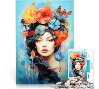 Puzzle 1000 pièces pour Adultes Beauté des Fleurs Jeu Familial Anti-Stress Défi Difficile est idéal comme Cadeau pour Toute la Famille 75x50cm