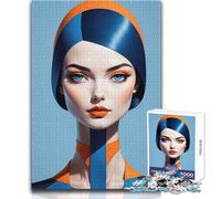 Puzzle 1000 pièces pour Adultes - Beauté féminine éclatante - Loisirs Doux et relaxants - Découpe Fine et Lisse - Dimensions 38x26cm