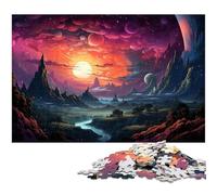 Puzzle 1000 pièces pour Adultes Beaux paysages sous la planète Jeux éducatifs Cadeaux d'anniversaire de Noël pour Adolescents de 14 Ans et Plus 1000 pièces (38 x 26 cm)