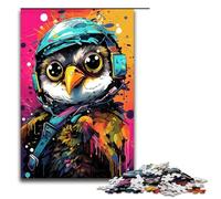 Puzzle 1000 pièces pour Adultes Bébé Robot Pingouin par SplattersLots de Puzzle épais et coloré Jeux de détente Jeu Familial Soulagement du Stress Défi Difficile 75x50cm