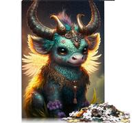 Puzzle 1000 pièces pour Adultes, bébés Animaux, Puzzle en Bois, Convient aux Adultes et aux Enfants de Plus de 12 Ans, Anti-Stress, Taille : 50 x 75 cm.