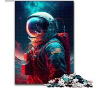Puzzle 1000 pièces pour Adultes Beyond The Stars Astronaut en Bois, Jeu Familial interactif, adapté aux 14 Ans et Plus 50x75cm pour Jeu Familial interactif
