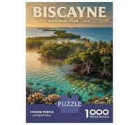 Puzzle 1000 Pièces pour Adultes Biscayne National Park Underwater Paradise Puzzles pour Adultes, Jeu De Réflexion Difficile, Cadeau Unique pour Un Anniversaire Ou Noël 52x38cm/1000pcs