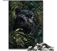 Puzzle 1000 pièces pour Adultes Black Panther Poster Puzzle en Carton, Casse-tête Stimulant à Faire soi-même, Jeu Familial idéal ou Cadeau décoratif 1000 pièces(26x38cm)