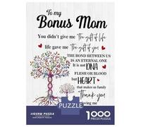 Puzzle 1000 Pièces pour Adultes Bonus Mom Love Daughter Puzzle Casse-tête Difficile, Idéal comme Cadeau pour Toute La Famille 52x38cm/1000pcs