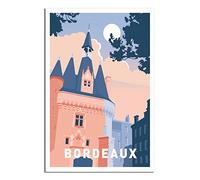 Puzzle 1000 pièces pour Adultes, Bordeaux, France, Porte de Cailhau, Puzzle Familial Amusant, 1000 pièces, Cadeau, 52 x 38 cm