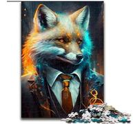 Puzzle 1000 pièces pour Adultes Boss Black Leopard Puzzle Impossible pour Adultes Jeu interactif Familial, idéal pour Les Adolescents, Cadeau Casse-tête (Taille 38x26cm)