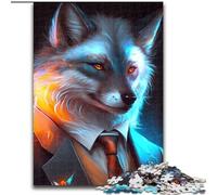 Puzzle 1000 pièces pour Adultes Boss Black Leopard Puzzles pour Adolescents, soirée de Jeux en Famille, idée Cadeau stimulante Taille : 38x26cm